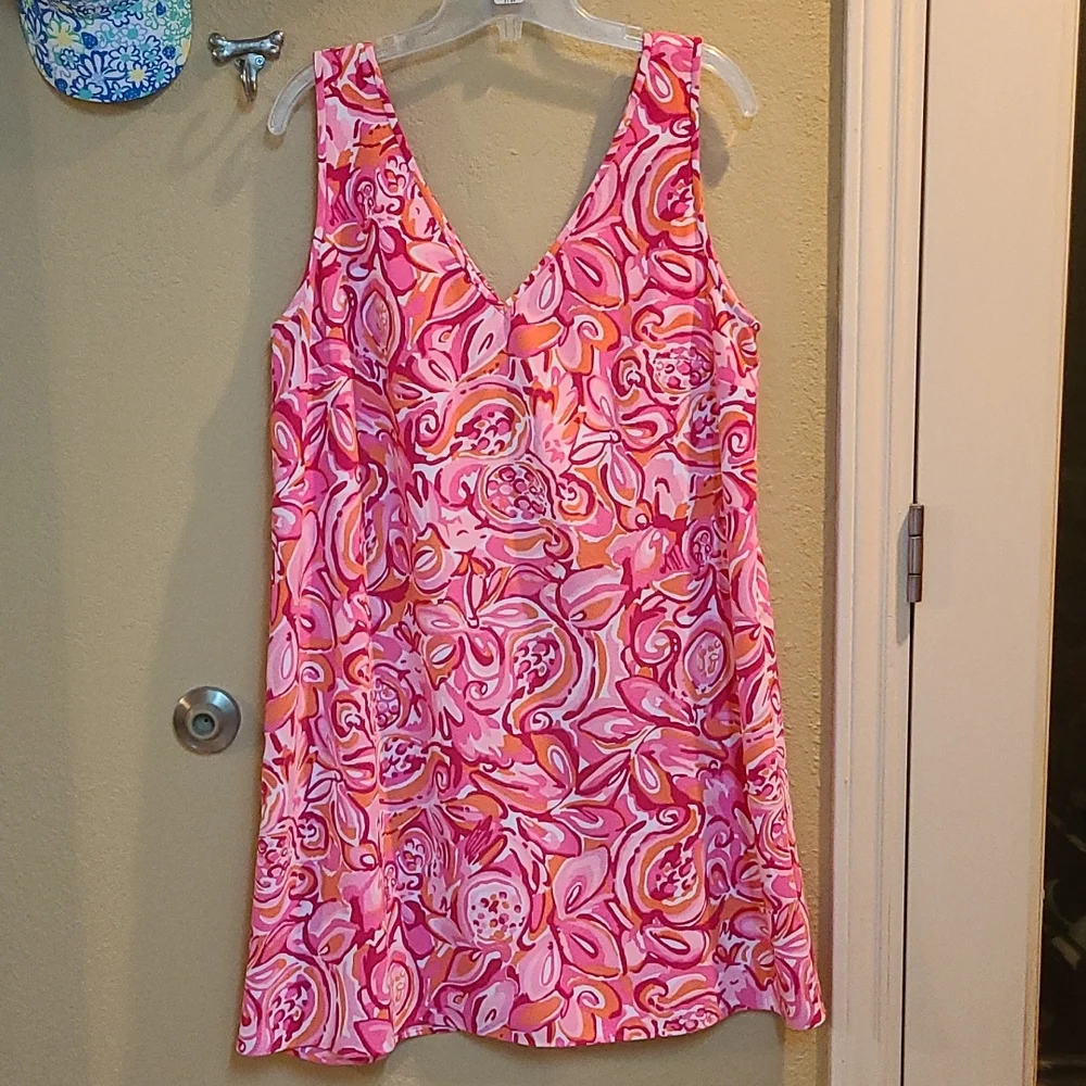 Lilly Pulitzer Pink Multi Floral Print Mini Dress - Picture 3 of 12